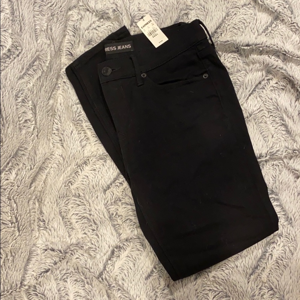 Express / black skinny jeans / 8S